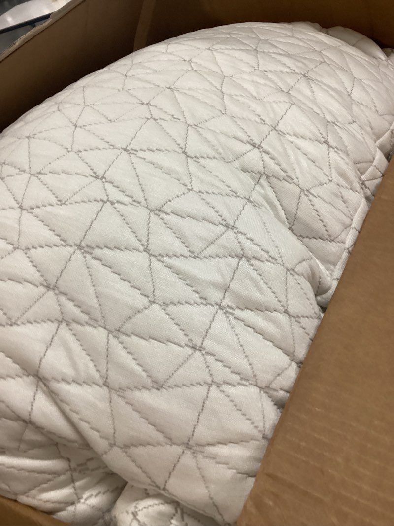 Condition photo showing Good Condition for coop home goods original adjustable pillow, queen size bed pillows for sleeping, cross cut memory foam pillows - medium firm back, stomach and side sleeper pillow, certipur-us/greenguard gold 2 pcs