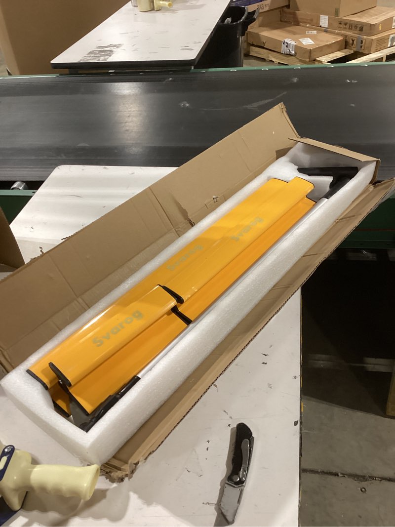 Condition photo showing As Is for Skimming Blade Set, Drywall Tools with 12"+22"+32" Stainless Steel Blades + Adjustable 35"-62" Aluminum handle, Drywall Smoothing Knockdown Knife on Walls, and Plaster Surfaces