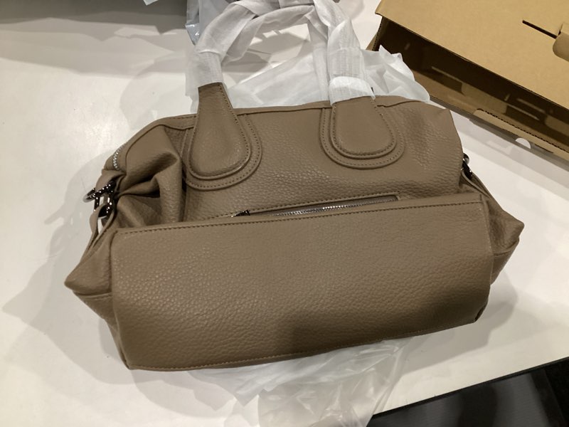 Condition photo showing Good Condition for Large Handbags for Women Big Top Handle Roomy Casual Designer Ladies Purse PU Tote Shoulder Bag with Strap brown, SIMILAR TO STOCK PHOTOS