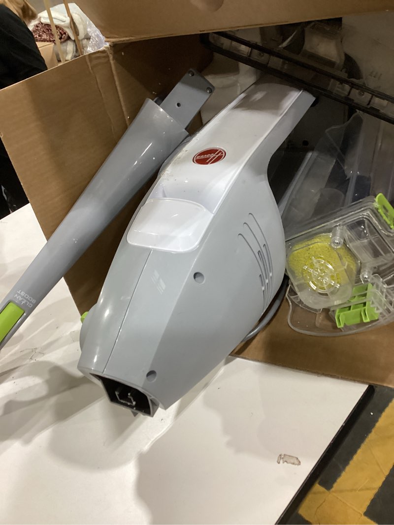 Condition photo showing Good Condition for Hoover FloorMate Deluxe Hard Floor Cleaner Machine, Lightweight Cleaning Machine, Floor Scrubber with Spin Scrub Brushes, Wash and Dry Mode, Ideal for Hardwood, Vinyl, Tile, Laminate and More