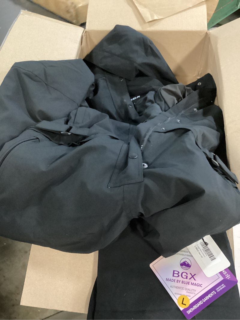 Condition photo showing Good Condition for Bluemagic Womens Snowsuit One Pieces Ski Suits Jumpsuits Colorful Coveralls Snowboard Jackets Large Black 2020