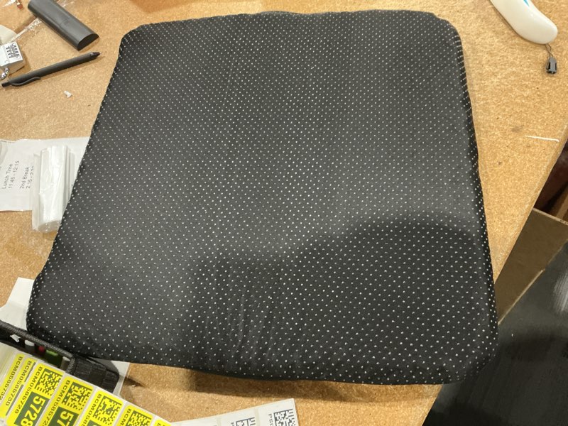 Condition photo showing Good Condition for gel seat cushion for long sitting pressure relief (super large&thick) - wheelchair cushion for pressure sores, coccyx, sciatica, back pain relief - non-slip butt pillow for office, home, car black super large - 19x18x1.65inch