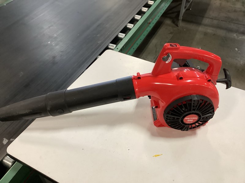 Condition photo showing As Is for craftsman b210 25-cc 2-cycle 430-cfm 200-mph gas handheld leaf blower item #1028249