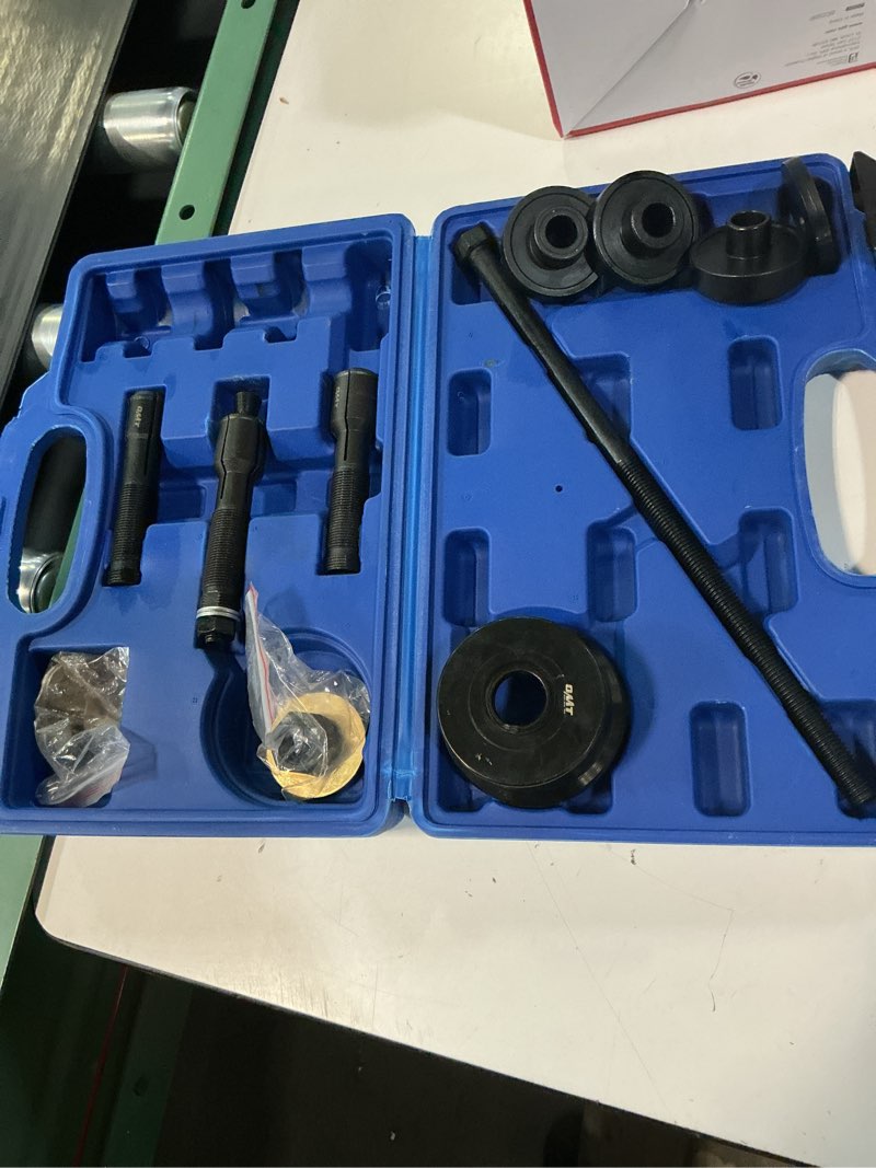 Condition photo showing Good Condition for orion motor tech wheel bearing puller tool kit compatible with harley davidson motorcycles, wheel bearing remover installer tool set for 0.75" 1" 25mm bearings compatible with hogs from 2000 blue