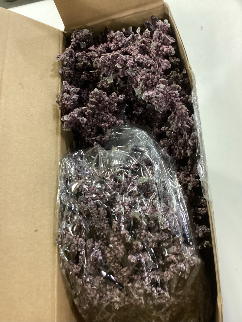 Condition photo showing Good Condition for 4 Pcs 30 Inch Dusty Plum Sedum Berry Stem for Vase Artificial Faux Rusty Plum Pick Branch Spray Floral Stem for Table Centerpiece Mantel Decor(Dark Purple)