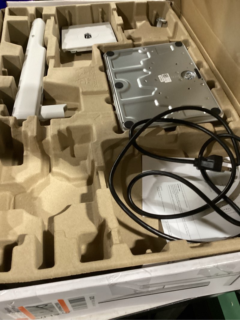 Condition photo showing As Is for Dell 27 Plus 4K USB-C Monitor - S2725QC - 27-inch 4K (3840 x 2160) 120Hz 16:9 Display, AMD FreeSync Premium, sRGB 99%, Integrated Speakers, 1500:1 Contrast Ratio, Comfortview - Ash White 27 Inches S2725QC USB-C