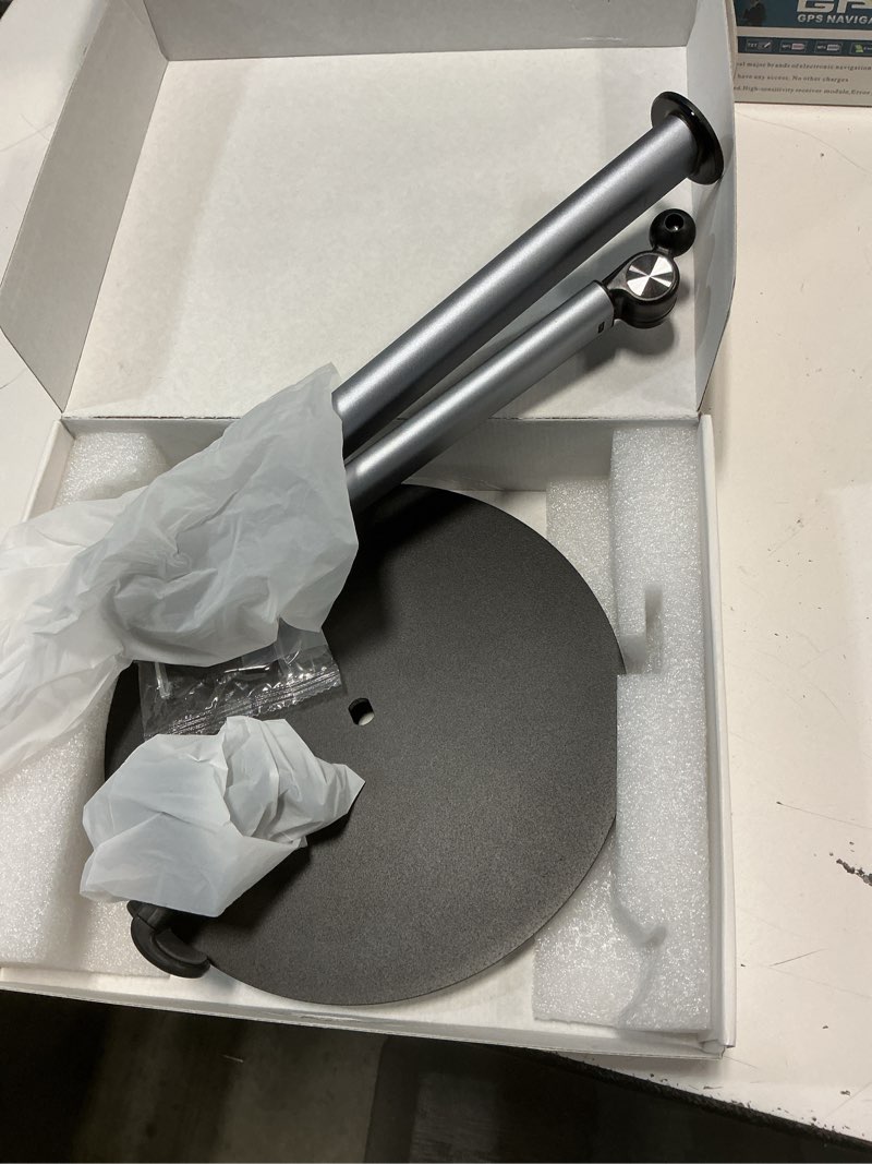 Condition photo showing Good Condition for yayusi heavy duty aluminum overhead tripod for iphone, 13.7 in long overhead phone mount, flexible articulating arm phone mount for desk for live streaming, meeting, cooking clip