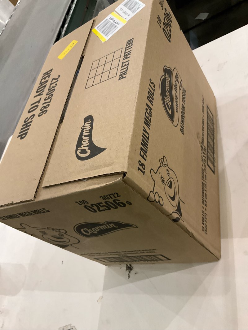 Condition photo showing Good Condition for Charmin Ultra Soft Cushiony Touch Toilet Paper, 18 Family Mega Rolls = 90 Regular Rolls (Packaging May Vary) Family Mega 288 sheet (Pack of 18)