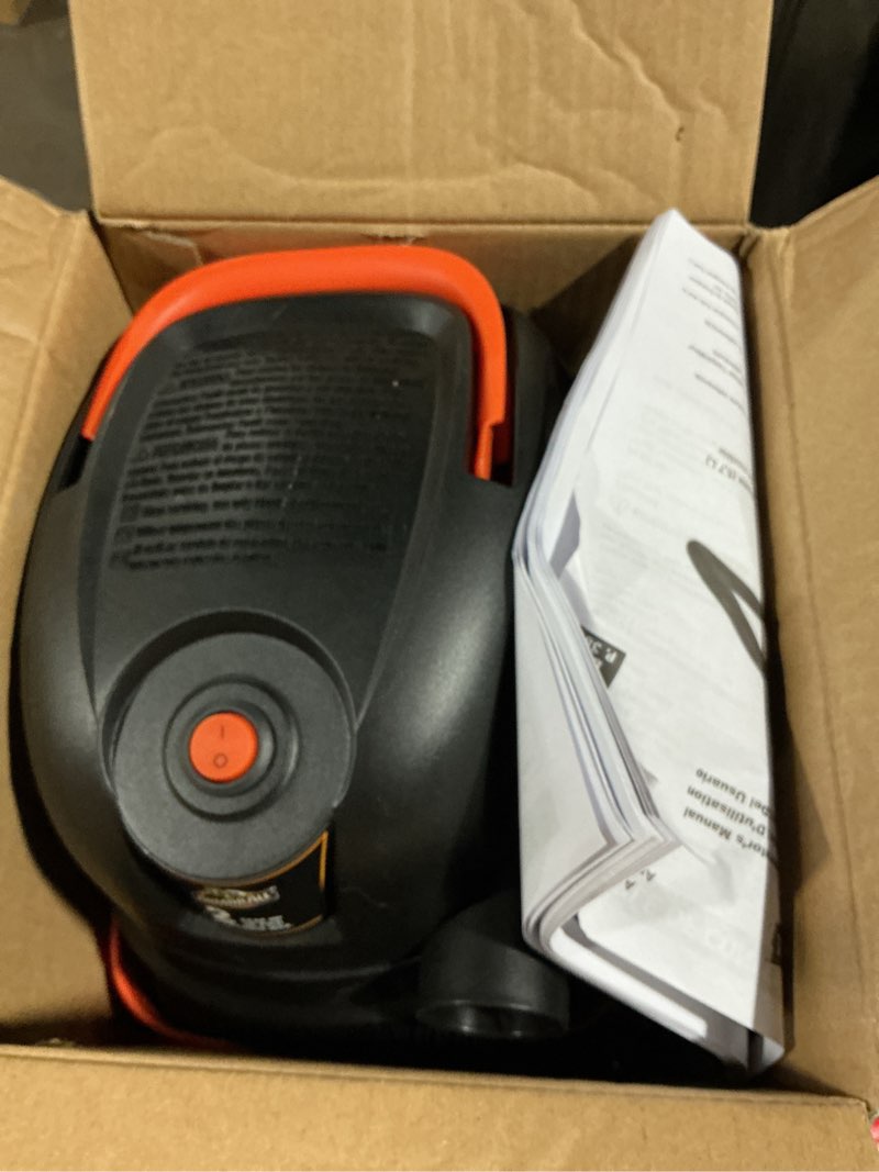 Condition photo showing As Is for Armor All® AA155 1.5-Gallon 2 Peak HP Portable Wet/Dry Vacuum, Orange 1.5 Gal Vac