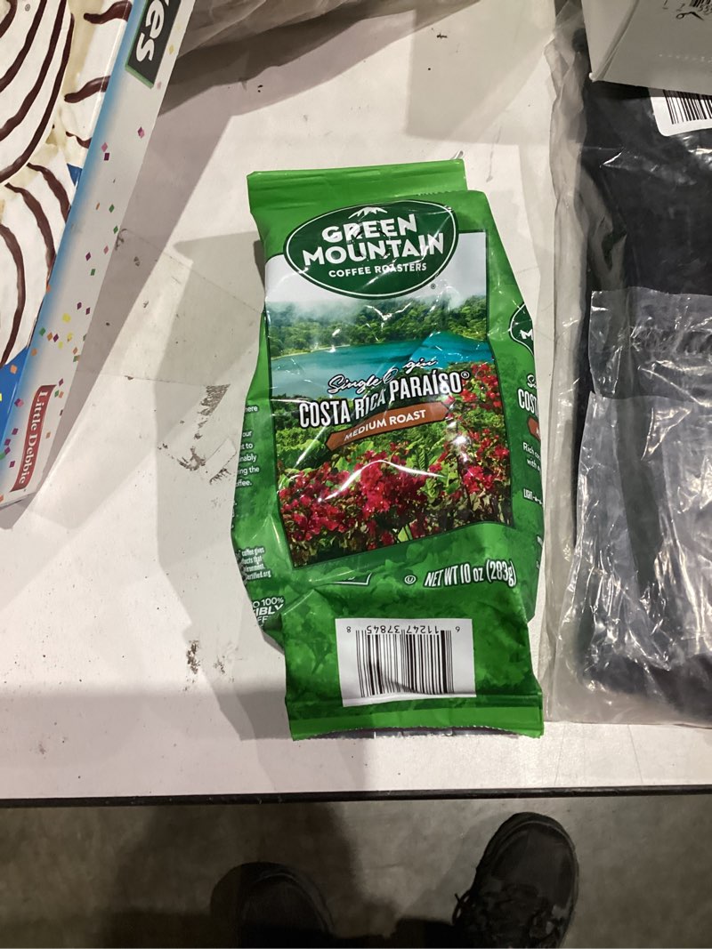 Condition photo showing New/Like New for Green Mountain Coffee  Costa Rica Paraiso  Medium Roast  Fair Trade Certified Ground Coffee  Bagged 10 oz