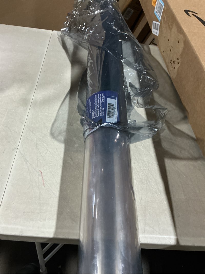 Condition photo showing Good Condition for 1.5mm thick 48 x 10 inches clear desk cover protector small desk pad mat, pvc plastic table cloth desk protector for end table night stand dresser coffe table bedside table chair mat kids toy table clear rectangle 1.5mm