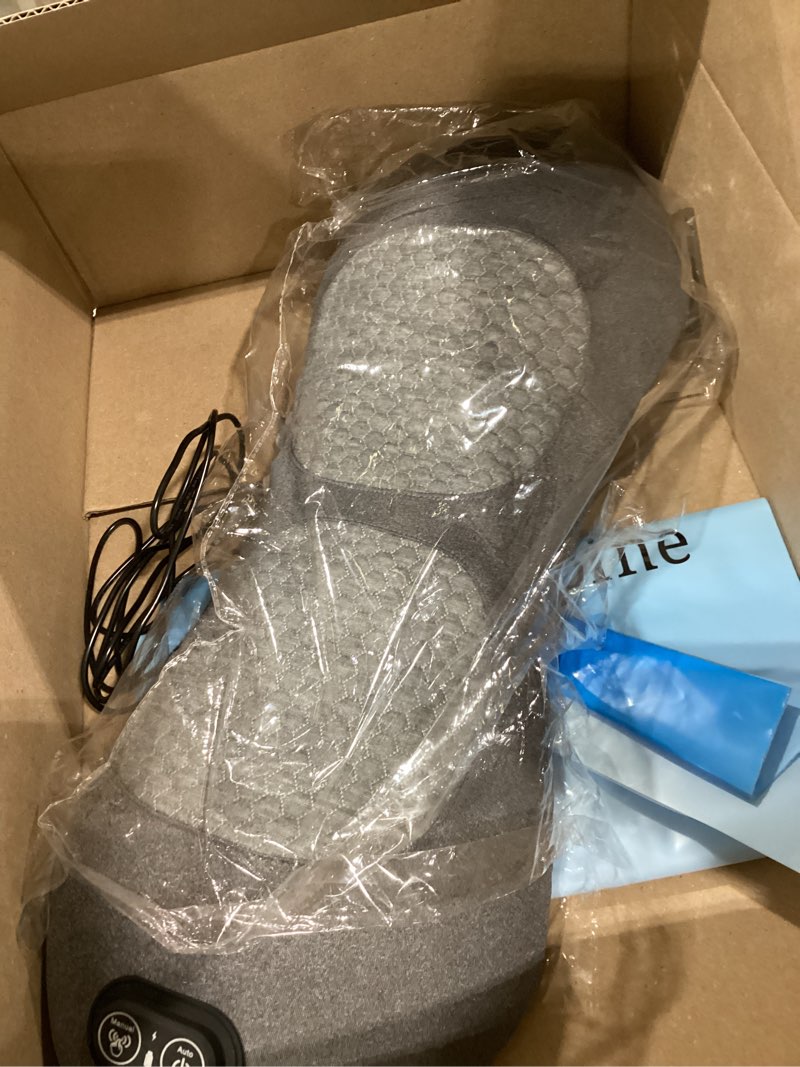 Condition photo showing As Is for smoothspine triple fusion back massager - the official smooth spine massager with heat - design to support lower back comfort, relaxation device for home use (triple fusion back massager)