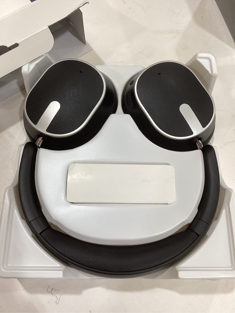 Condition photo showing New/Like New for Hybrid Active Noise Cancelling Bluetooth Headphones,Bluetooth 6.0 Over Ear Wireless Headphones with 60H Playtime, Hi-Res Audio, Deep Bass, Memory Foam Ear Cups for Home Office Travel Black