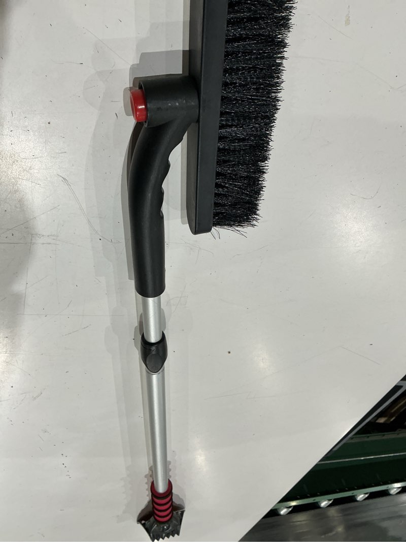 Condition photo showing As Is for hopkins mallory 52" polar vortex extending snow broom & ice scraper