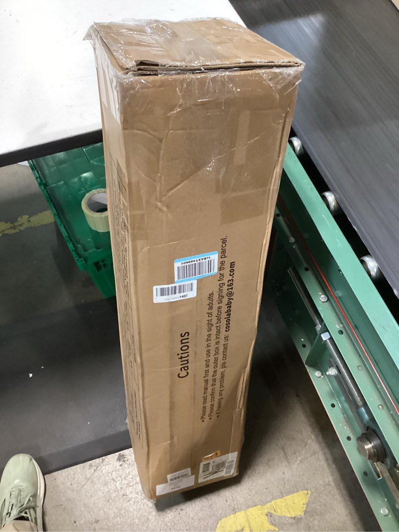 Condition photo showing New/Like New for baby playpen portable, pre-assembled play pen 71x79 large foldable playpen for babies and toddlers, sturdy and safe toddler play yard indoor outdoor with carry bag, light khaki 71x79x27in khaki