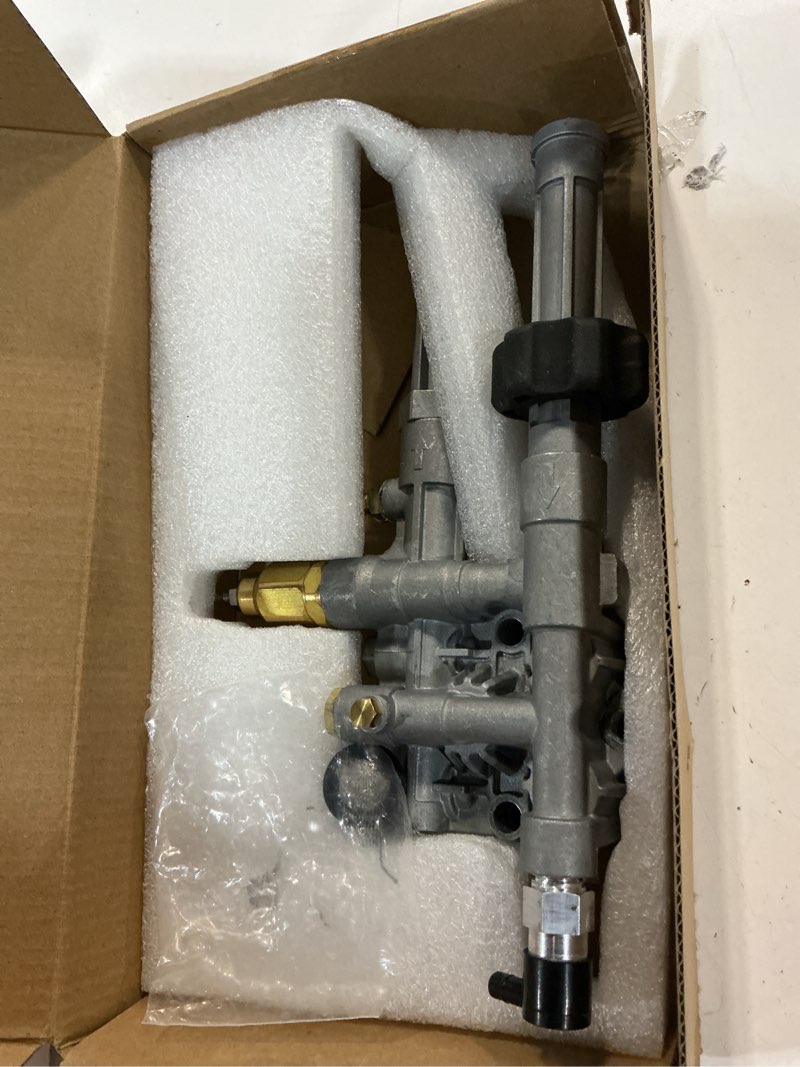Condition photo showing New/Like New for pressure washer pump head assy ar42940 replacement for srmw pump rmw2g20 rmw2.2g24 rmw2g23b rmw2g24 rmw2g25 rmw2.2g20d srmw2.2g26 ar42518 ar43061