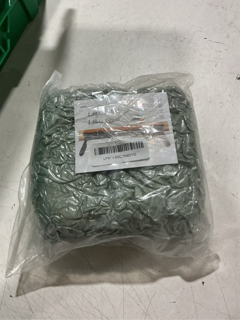 Condition photo showing Good Condition for obstal 8ft stretch spandex table cover, 2 pack, sage green | standard folding tables, universal rectangular fitted tablecloth for party, events, banquets & weddings, machine washble