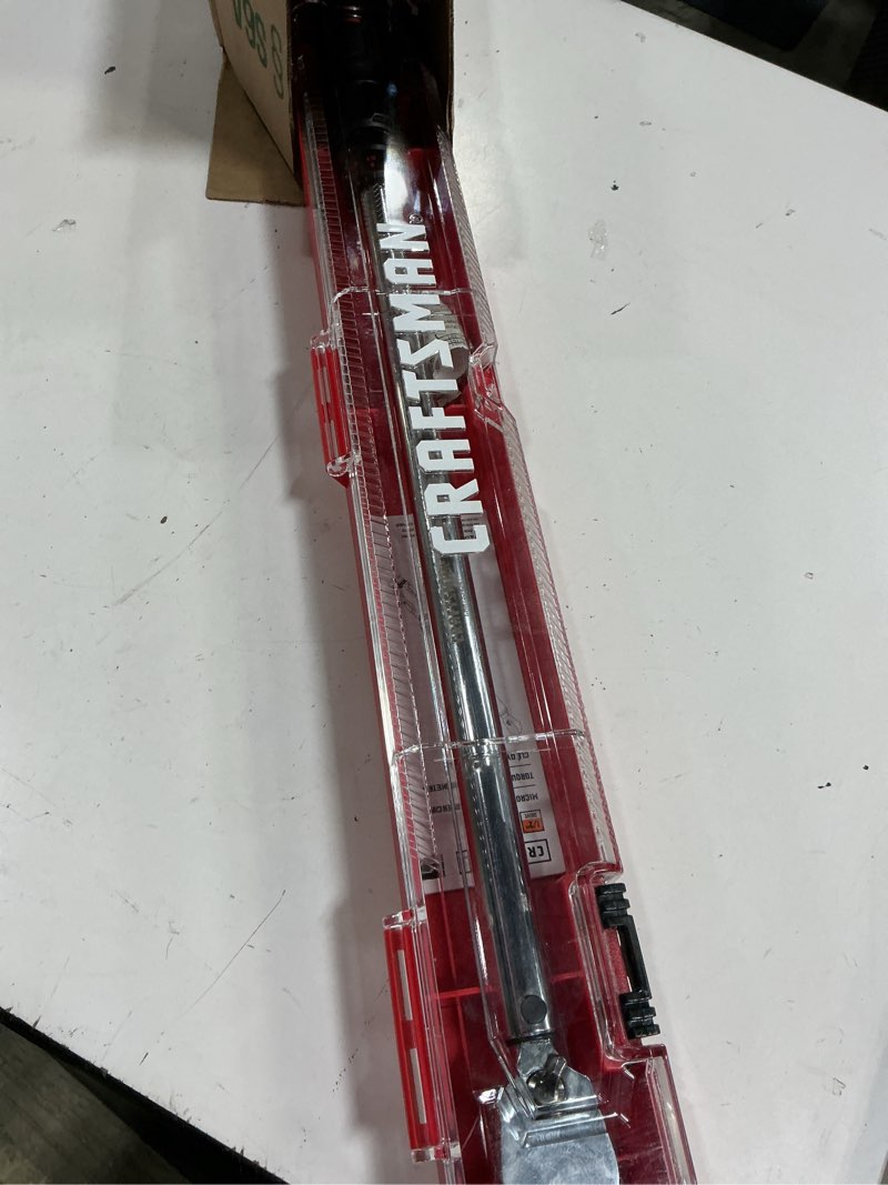 Condition photo showing Good Condition for craftsman torque wrench, 1/2" drive, 50-250 ft-lb (cmmt99434) 1/2 inch