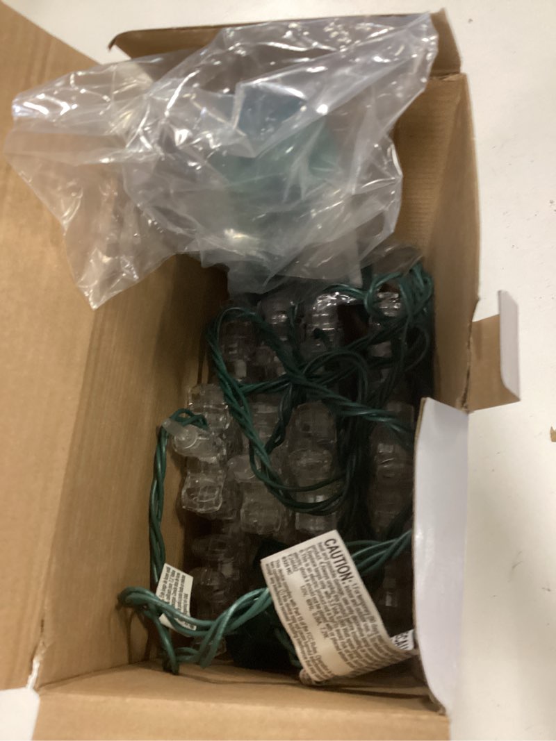 Condition photo showing As Is for 1k+ bought last week GE 4-ct Staybright LED White Snowflake Pathway Markers