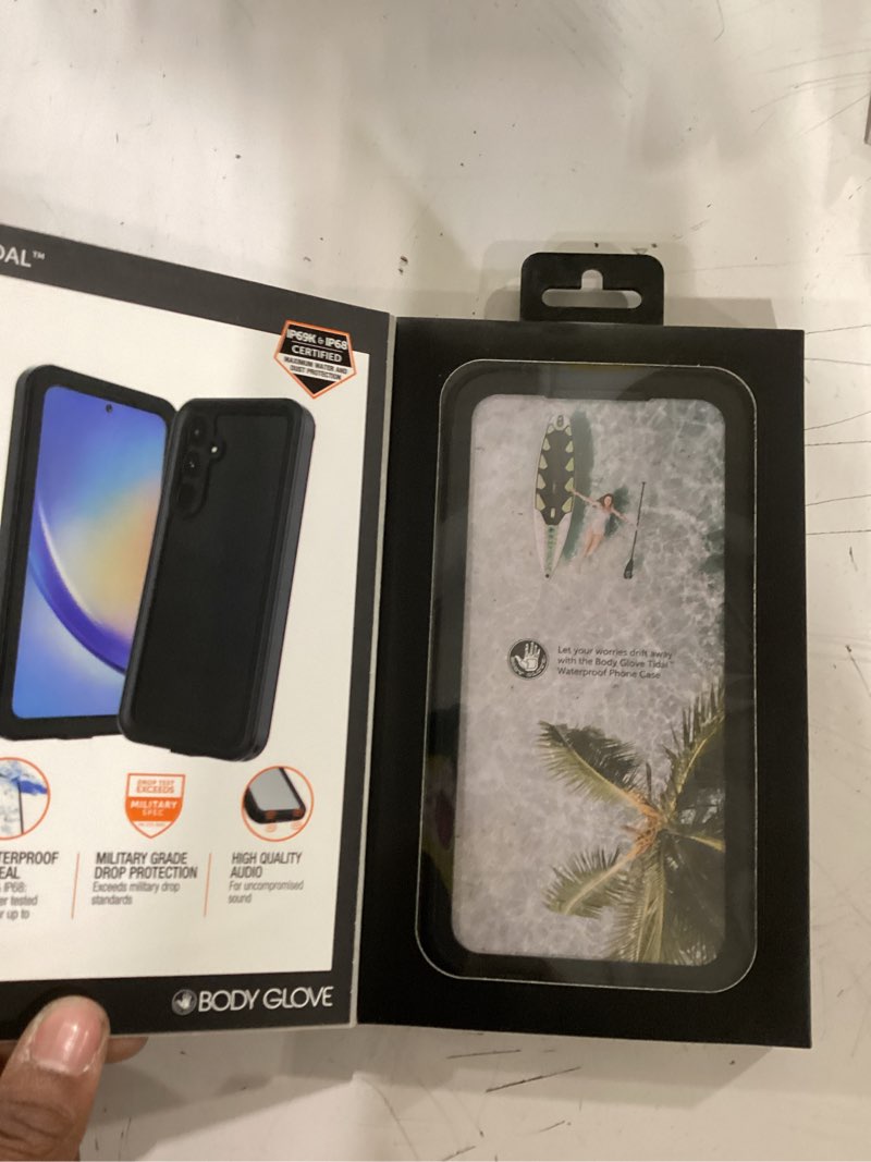 Condition photo showing New/Like New for body glove tidal waterproof phone case for samsung galaxy a35 5g – black/gray