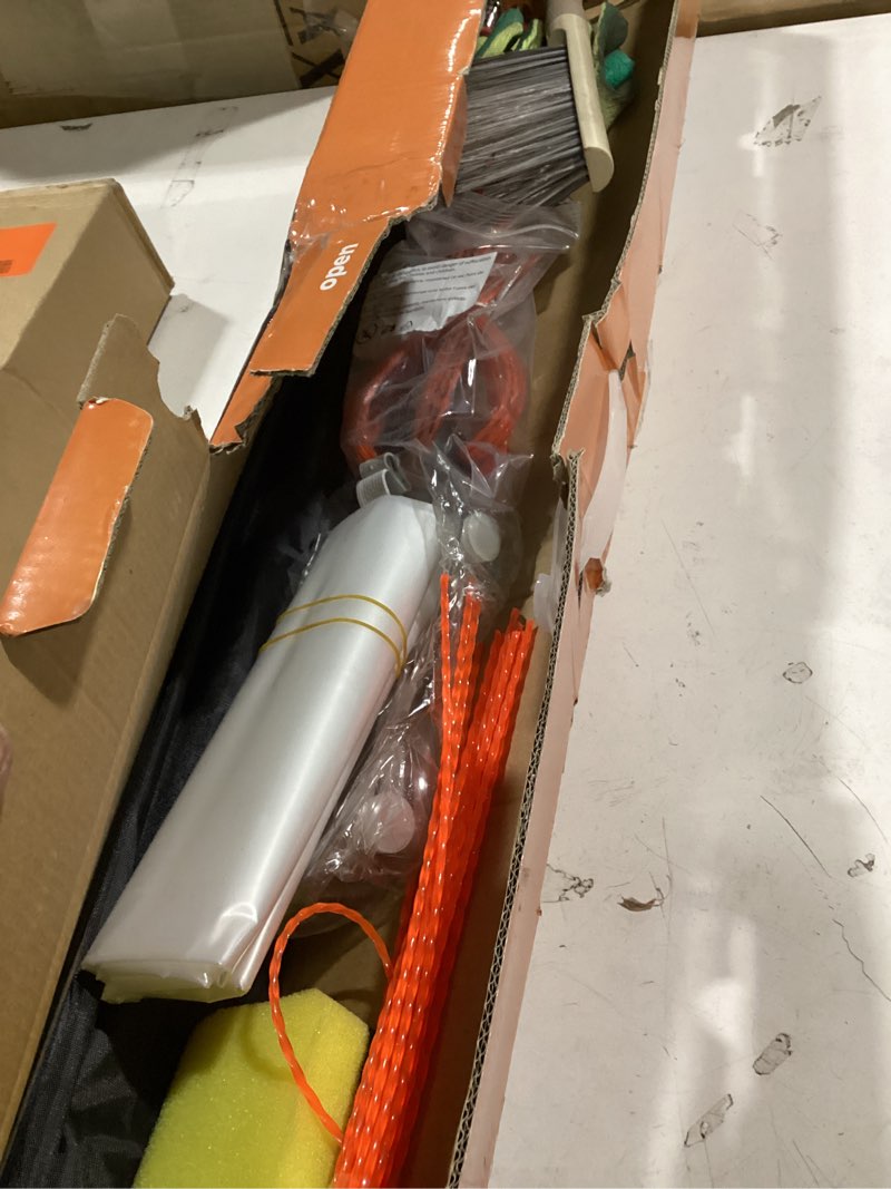 Condition photo showing As Is for Bluesea Chimney Sweep Kit - Extends Up to 46 Feet, Includes 14 Flexible Rods and Strong Brush for Efficient Cleaning