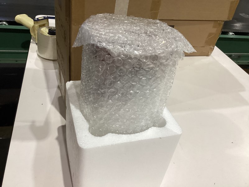 Condition photo showing New/Like New for phosphor hurricane candle holdersfor pillar candle clear glass cylinder centerpieces vases table decoration centerpiece floral room decor clear seeded bubbles living dining kitchen 3 pieces