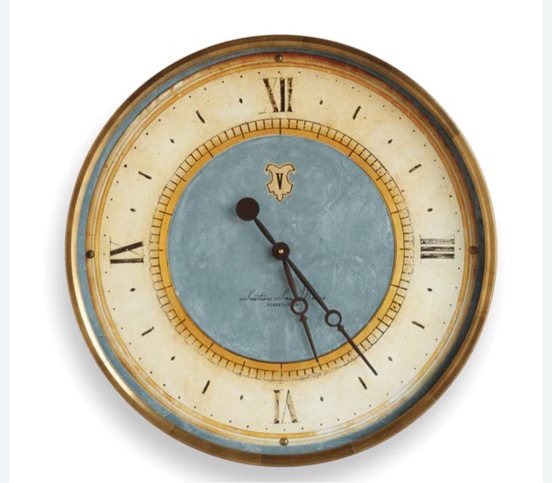 Azure Wall Clock