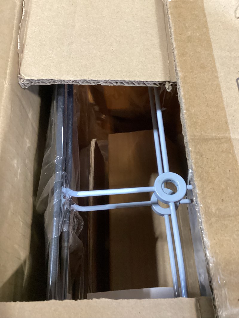 Condition photo showing New/Like New for wellmet set of 2 square lampshade, 12" x14" x10" replacement lampshade, no assembly required, classic modern lamp shade for table lamp, bedside lamp, floor lamp, fabric lamp shade, spider fitter blackgold 12x14x10"