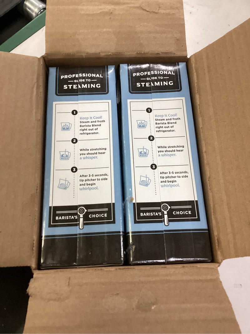 Condition photo showing New/Like New for (By-27-dec-2025)Califia Farms - Oat Barista Blend Oat Milk, 32 Oz (Pack of 6), Shelf Stable, Dairy Free, Plant Based, Vegan, Gluten Free, Non GMO, High Calcium, Milk Frother, Creamer, Oatmilk