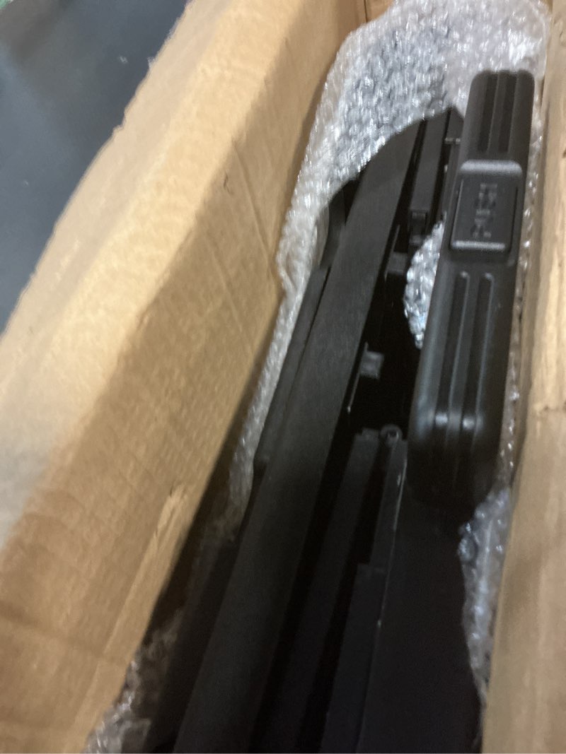 Condition photo showing Good Condition for dbest products Quik Cart Collapsible Rolling Crate on Wheels for Teachers Tote Basket 80 lbs Capacity, Made from Heavy Duty Plastic Used as a Seat, Black Standard Black