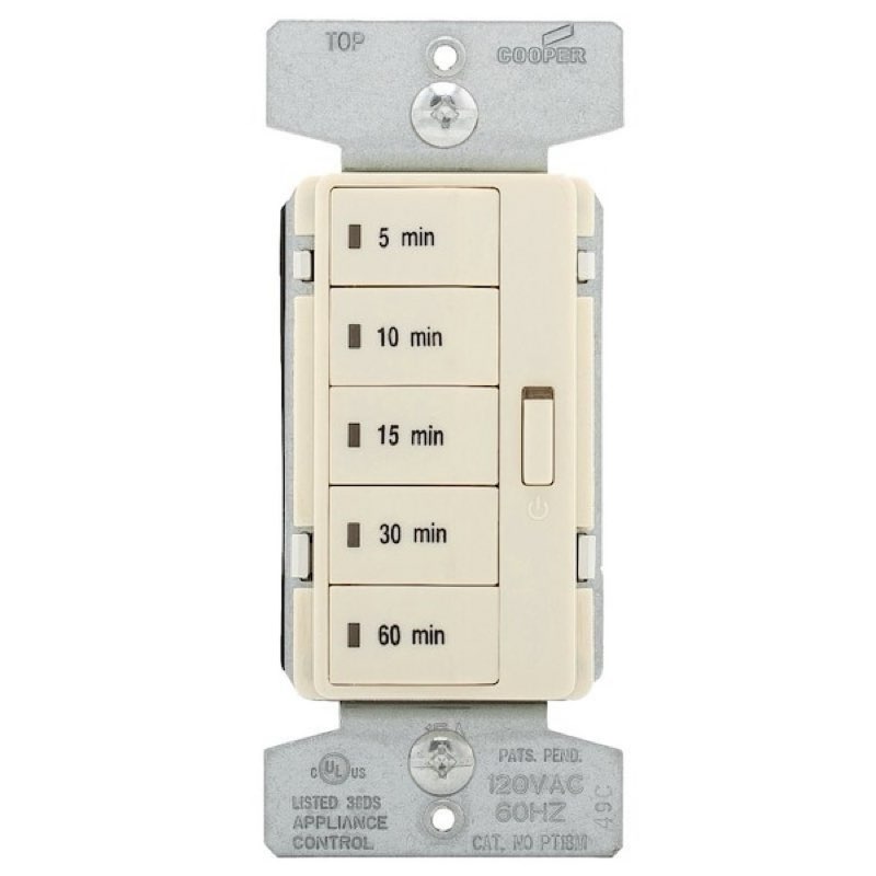 Eaton 15-Amps 120-volt In-wall Countdown Lighting Timer