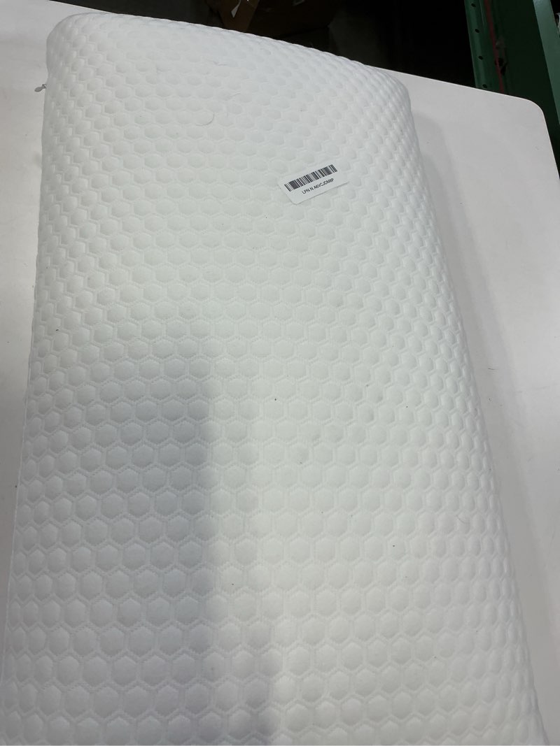 Condition photo showing As Is for Memory Foam Bed Pillows, Pillow for Side and Back Sleeper, Pillow for Neck Pain Relief, Washable Removable Cover, Soft, White (Queen)