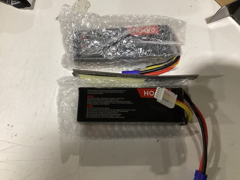 Condition photo showing New/Like New for HOOVO 14.8V 100C 5200mAh 4S Lipo Battery with EC5 Connector Soft Case for RC Car Truck Truggy Buggy Tank RC Airplane Helicopter Boat Car Racing (2 Pack)