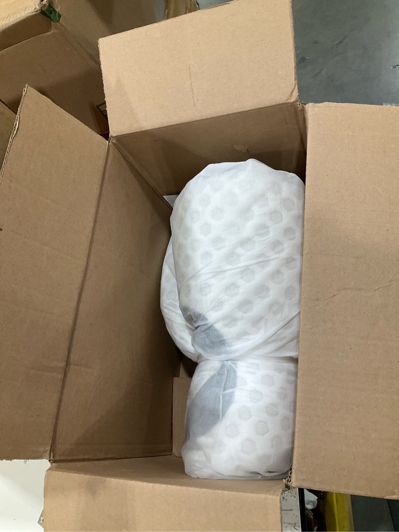 Condition photo showing Good Condition for ikstar cpap pillow for side sleeper, sleep apnea pillow for sleeping, cpap nasal pillows suit for all cpap masks user, cervical memory foam neck support pillow relief neck pain for side back sleepers white large-25.22"lx14.92"wx(4.72"/4.12")h