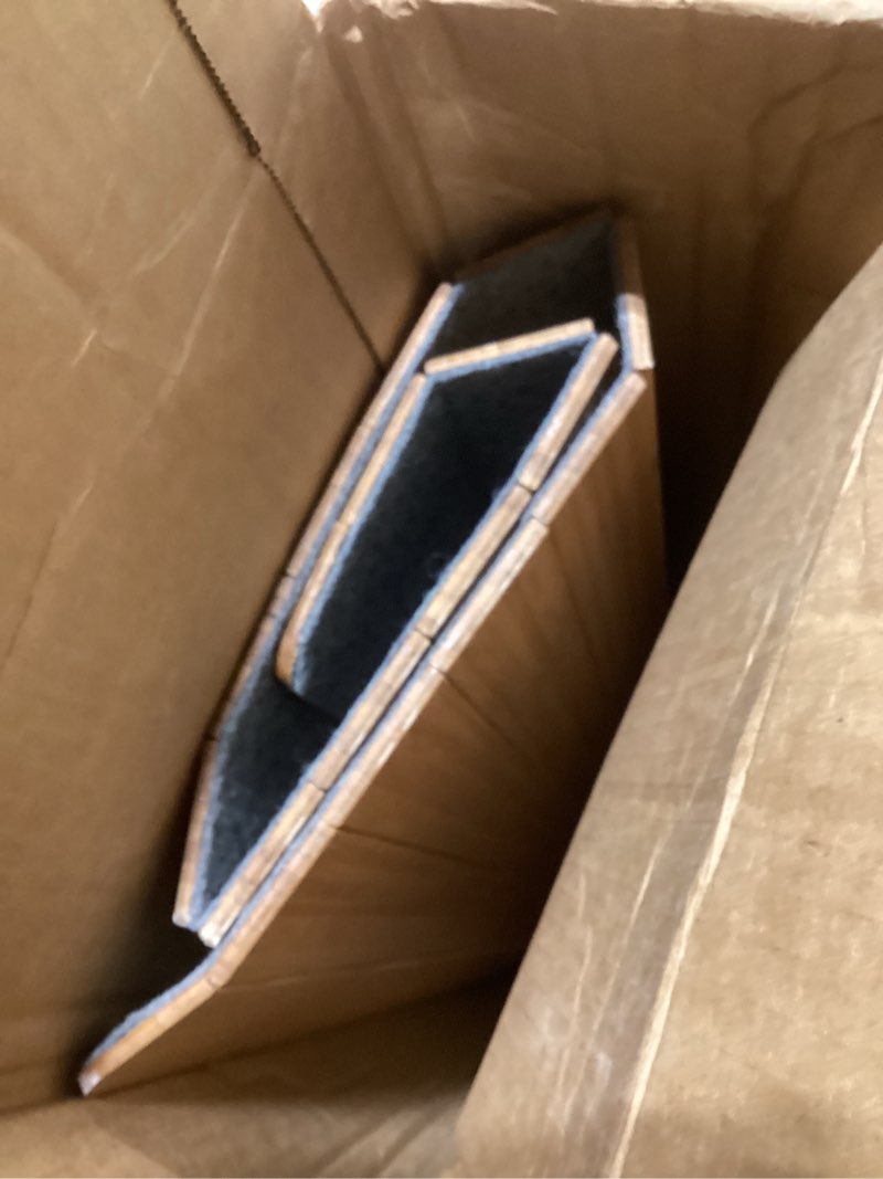 Condition photo showing Good Condition for anji mountain office chairmat thickest & sturdy bamboo chairmats highly premium quality anti-slip heavy duty for multi-purpose hardwood floor office & home floor protector office chair mat-5mm thick with lip natural 36" x 48"