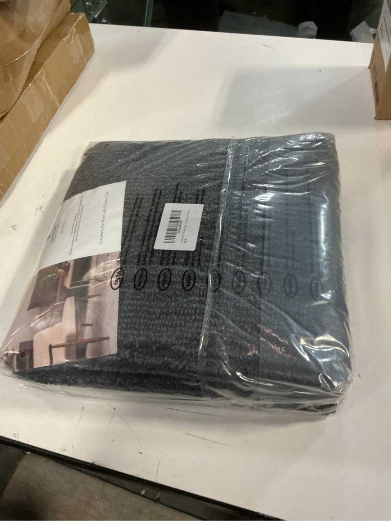 Condition photo showing New/Like New for Washable Kitchen Rug 24" x 47" / 60cm x 120cm, Non Slip Kitchen Mat for Floor, Absorbent Indoor Entryway Runner Rug for Laundry, Bathroom, Bedroom,Door 24" x 47" (Semicircular) Charcoal