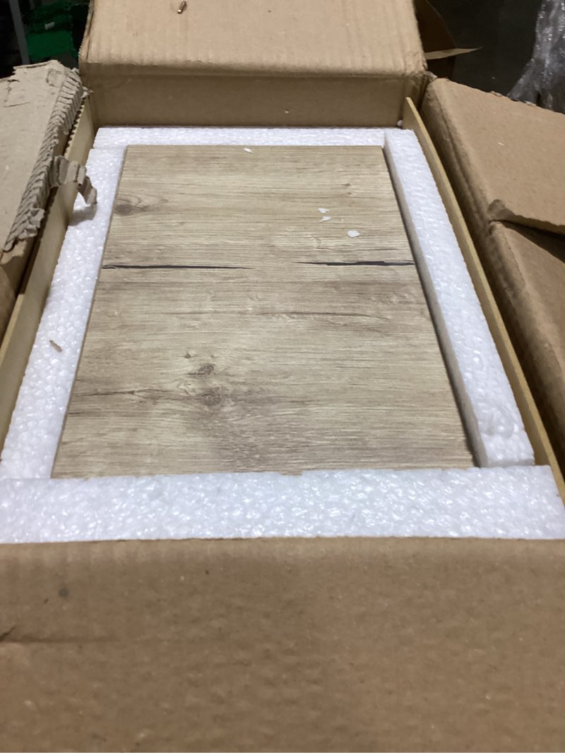 Condition photo showing As Is for Mobili Fiver, Riccardo Floating nightstand, Oak, Made in Italy