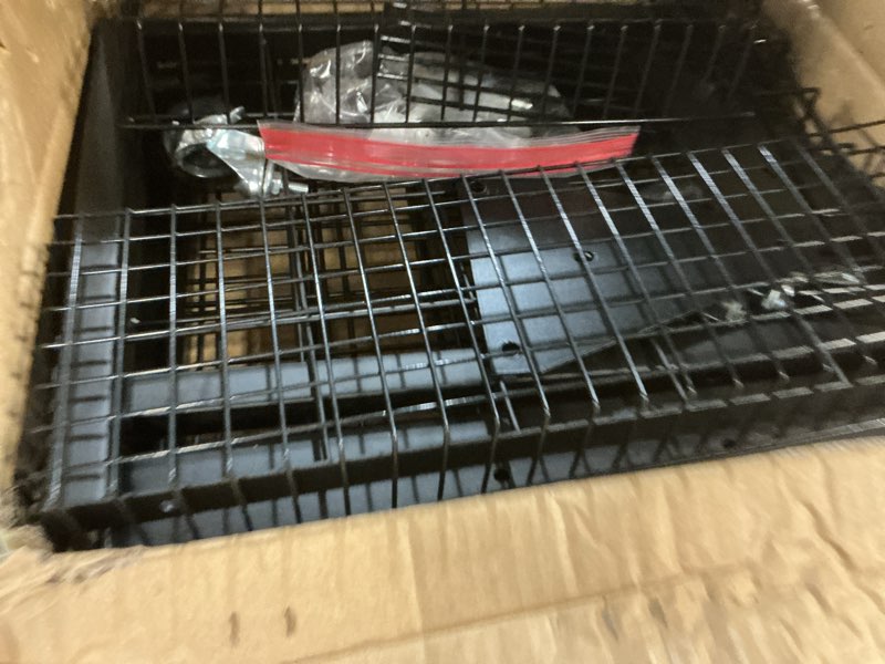 Condition photo showing As Is for 1-Pack Grid Wall Panels, 2' X 5.5' Ft Gridwall Panel Display Stand, Heavy Movable Floorstanding Detachable Gird Wall Panels,Suitable for Art Fairs(Lncludes 4-Pack Mesh Accessories)