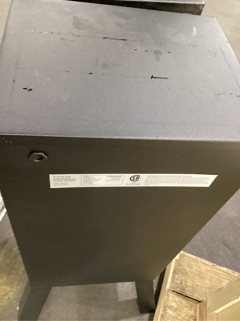 Condition photo showing As Is for Cuisinart 30" Electric Smoker, 3 Adjustable Racks, Large Capacity BBQ Meat Smoker, Water & Wood Trays for Smoked Meat, Brisket, Salmon & Jerky, Adjustable Temperature Control