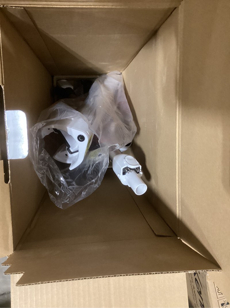 Condition photo showing As Is for Shark Clean & Empty Cordless Stick Vacuum – Lightweight Cordless with HEPA Filter, Portable, Rechargeable, Auto-Empty System, Stick Vacuum for Pet Hair, Carpets & Hardfloor, White, BU3521 Clean & Empty (Basic)