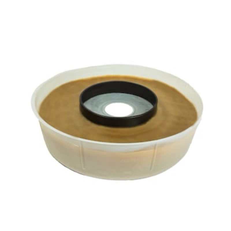 reliabilt reinforced 4.9-in brown wax jumbo toilet wax ring