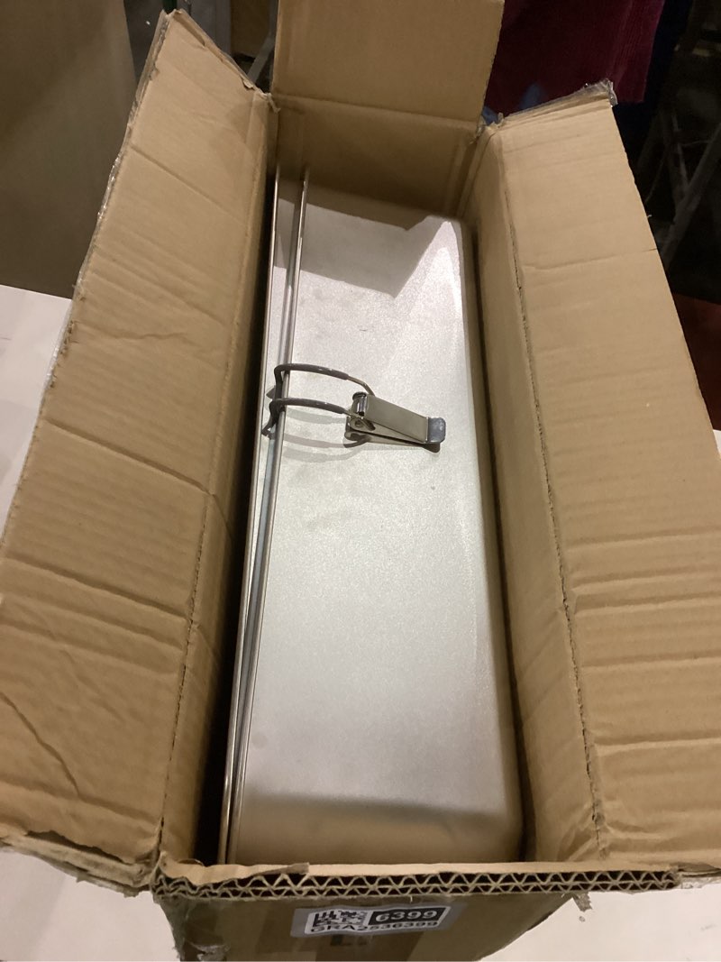 Condition photo showing As Is for KPWACD Enclosed Stainless Steel Cat Litter Box with Lid, XL Extra Large Non-Stick Metal Litter Pan for Big Cats, High-Sided Kitten Toilet Enclosure, Non-Stick, Anti-Leakage, Easy Cleaning 21"*13.1" *11.8"