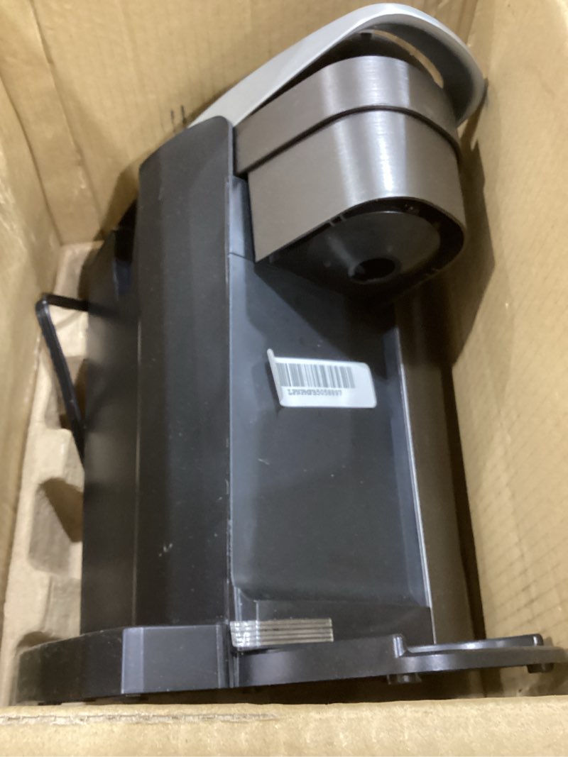 Condition photo showing As Is for Keurig K-Elite Single Serve K-Cup Pod Coffee Maker, with Strength and Temperature Control, Iced Coffee Capability, 8 to 12oz Brew Size, Programmable, Brushed Slate