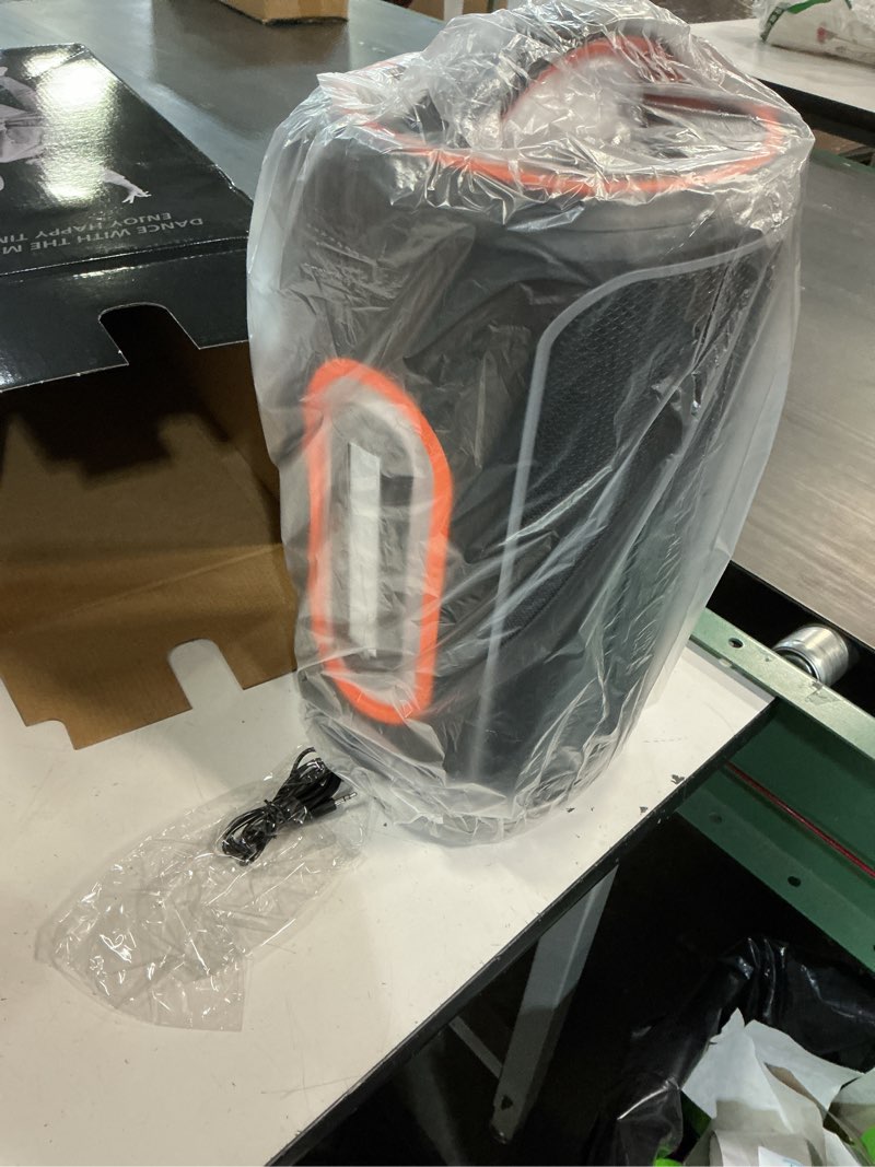 Condition photo showing New/Like New for portable bluetooth speaker, 240w peak powerful loud sound wireless party speaker with deep bass, 24h playtime & fast charge, rgb lights,ip65 waterproof, tws pairing for outdoor beach camping