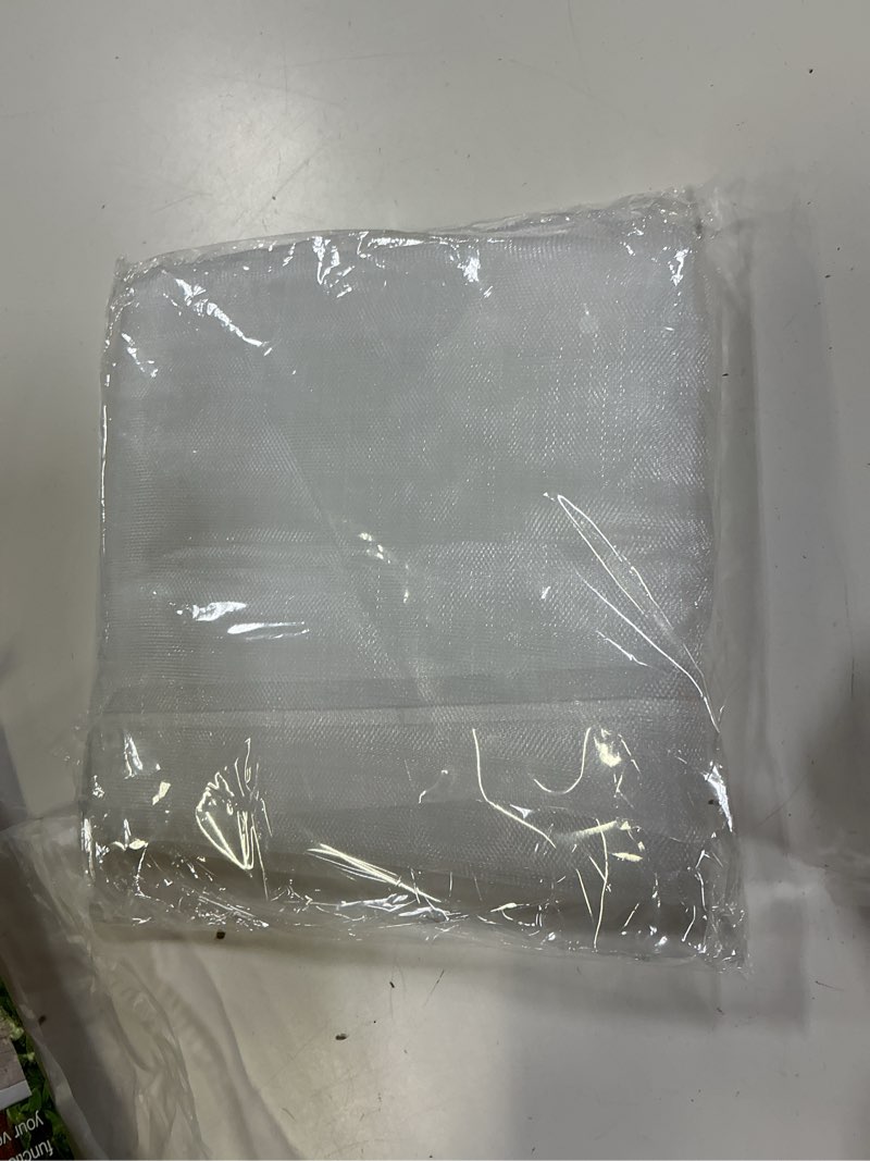 Condition photo showing Good Condition for ultra fine garden netting 4'x10' plant pest barrier covers bird patio mosquito netting tree vegetable mesh protection netting fruit greenhouse row nets for garden