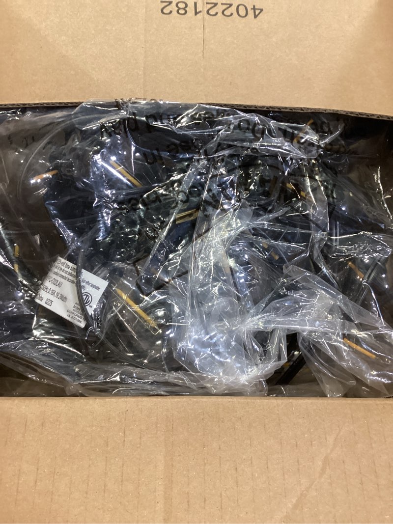 Condition photo showing New/Like New for 100ft outdoor string lights with 35 shatterproof patio deals s14 vintage edison bulbs e12 sockets,2700k dimmable outdoor lights,ip55 waterproof led string lights for outside, patio lights 100ft-32+3