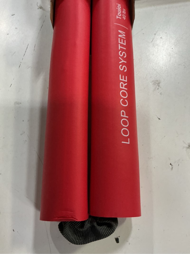 Condition photo showing Good Condition for hip & core system, resistance loop to stretch, core fitness glute workout bands red - 40 lbs