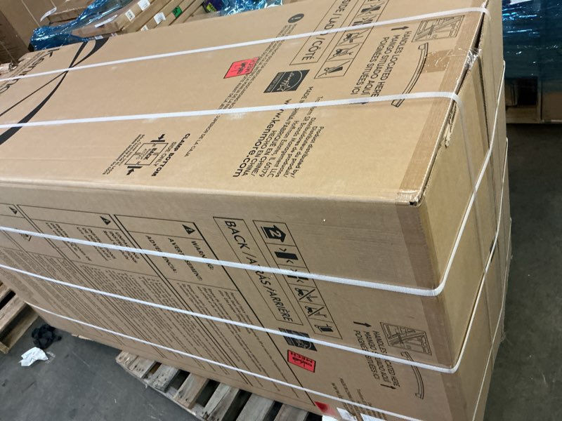 Condition photo showing New/Like New for Kenmore 36" French Door Refrigerator with Freezer - Accela Chill, Adjustable Shelving, Humidity Controlled Crispers, ENERGY STAR Certified, 20.3 cu. ft. Capacity, Fingerprint Resistant Stainless Steel