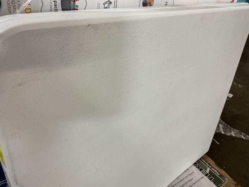 Condition photo showing Good Condition for cosco 6 foot premium folding table, white speckle