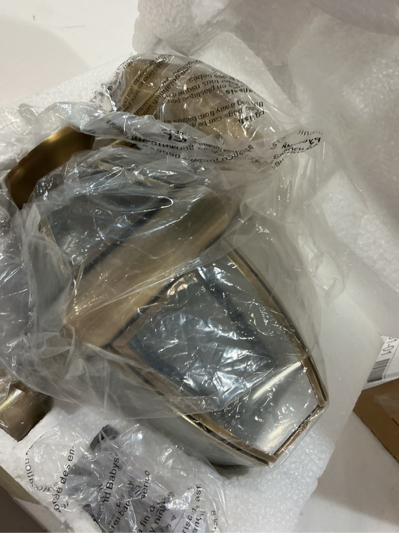 Condition photo showing Good Condition for livex lighting 2051-01 monterey 1 light outdoor antique brass finish solid brass wall lantern with clear beveled glass